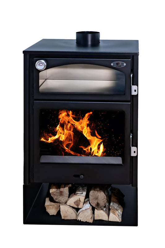 Estufa de leña con horno MASTER FIRE 10.2 kw