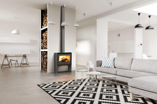 Estufa de leña LACUNZA Ocean 600 8,5 kw