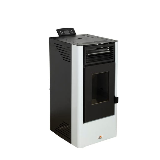 Estufa de pellet WATT 9 kW blanco