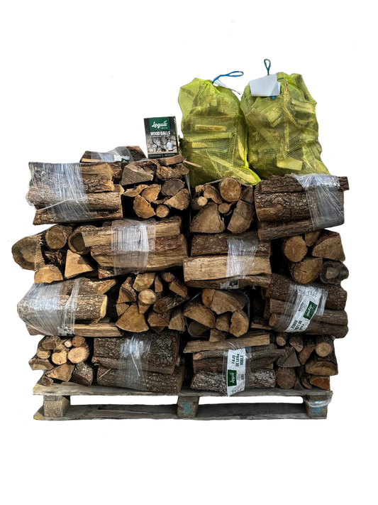 Palet leña de roble de 340 kg