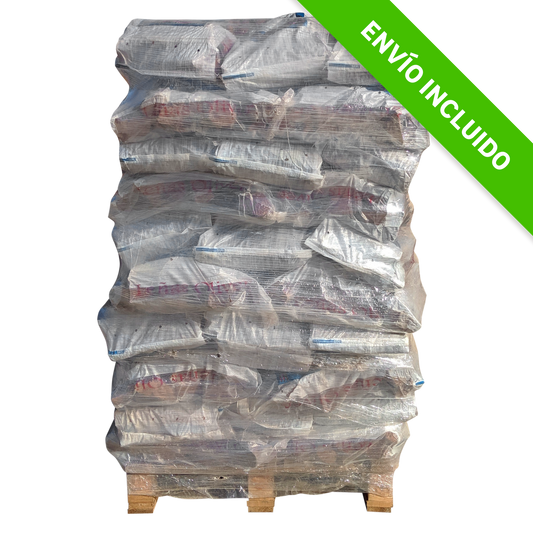 Palet de leña de encina y roble LEÑAS OLIVER de 980 kg