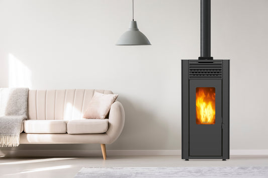 Estufa de pellet Eco ORPHÉE 8 kw negro