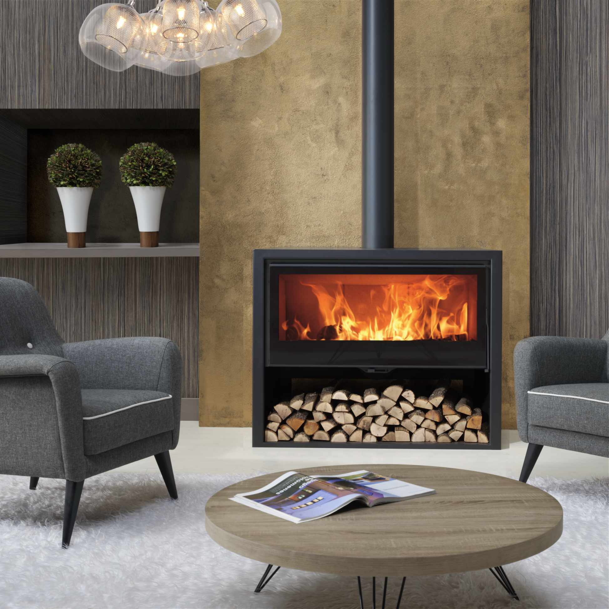 Estufa de leña PANADERO Allegro 8.9KW