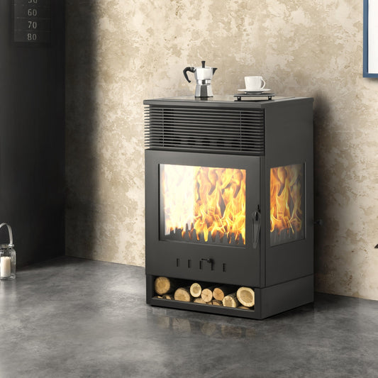 Estufa de leña Tokio ventilada 10kW
