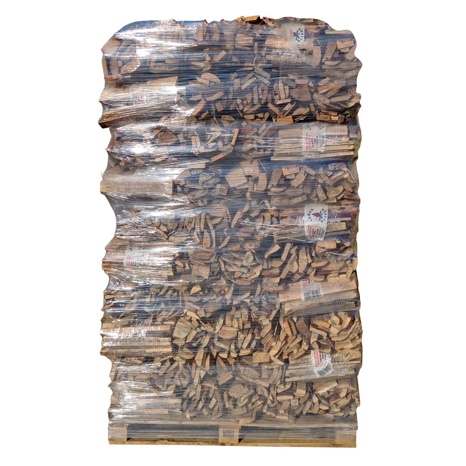 Palet de leña de pino LEÑAS OLIVER de 750 kg